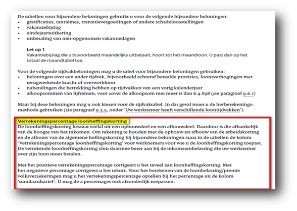 Zwarte Signalering, Loonheffing Bijzonder Tarief 2024 – Delta